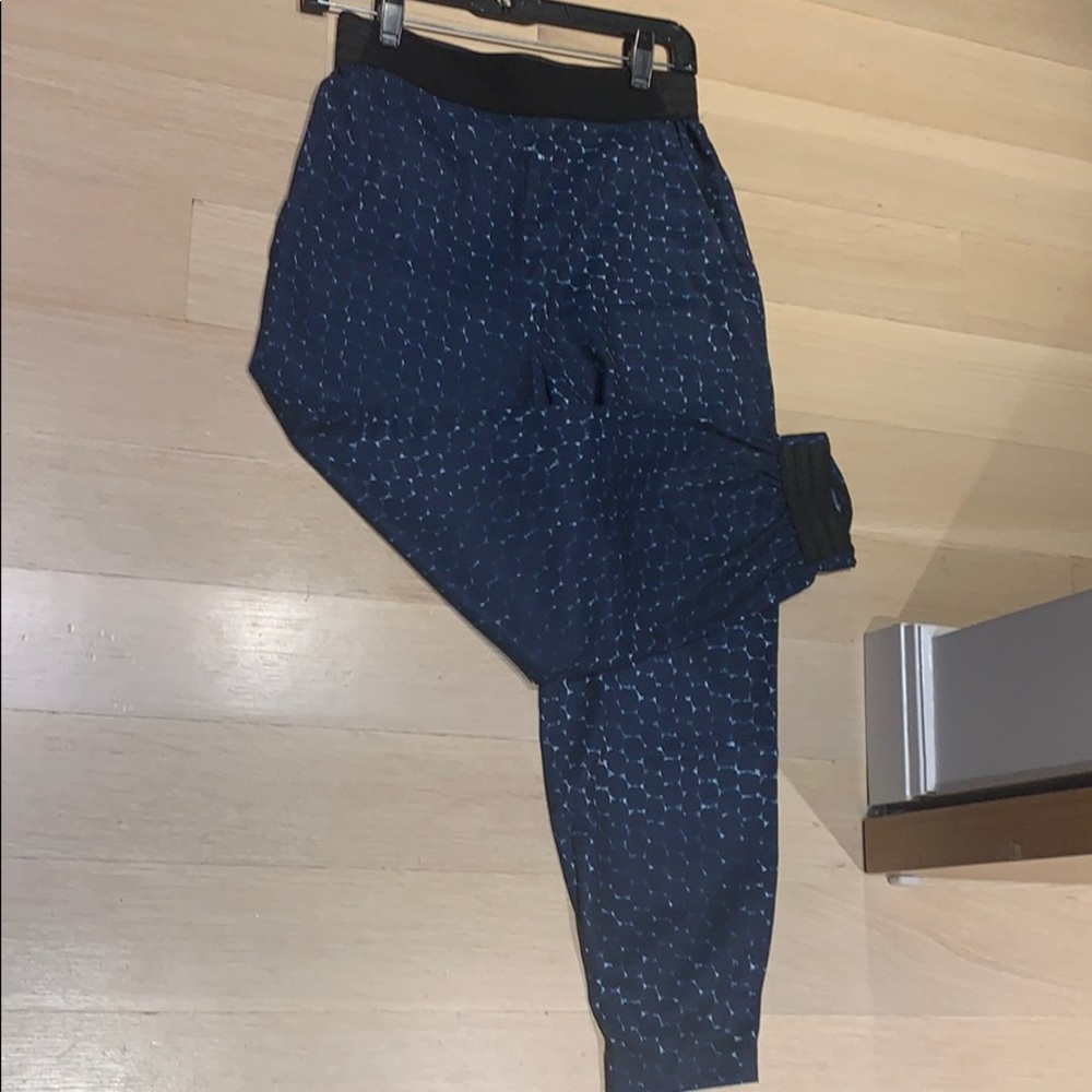 Jonathan Simkhai blue cropped Capri pants